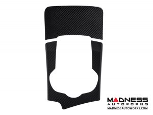 Alfa Romeo Stelvio Center Console Trim Set - Carbon Fiber - Two Piece Kit - Pre '20 - Feroce Carbon